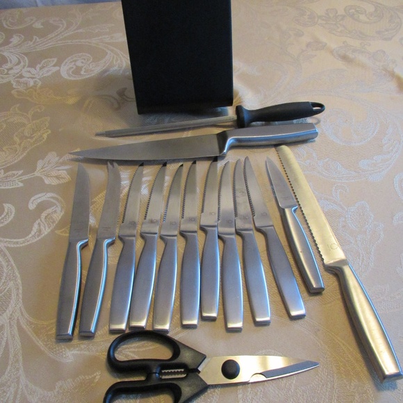 Martha Stewart 15 piece knife set with block - Picture 4 of 8